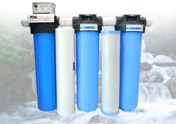  12 GPM con sistema ultravioleta util para embasadoras de agua y comercio general 